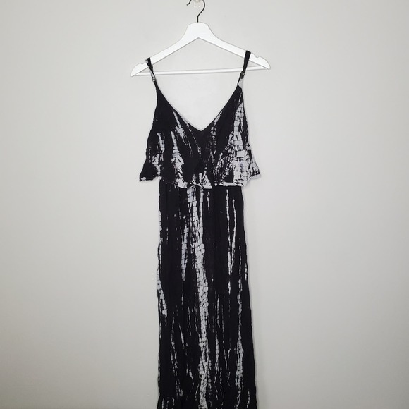 JAPNA | Tie Dye Flounce Maxi Dress | XS - Picture 3 of 4